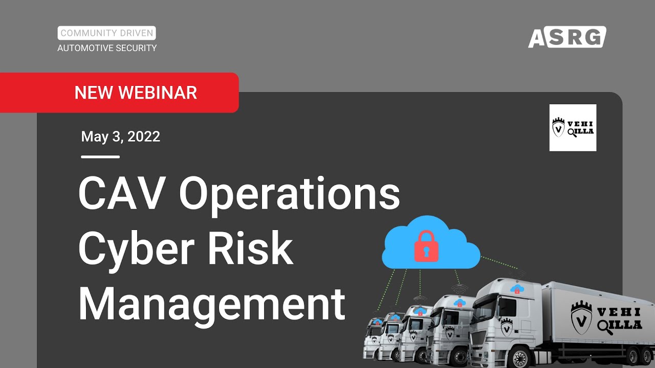 CAV Operations Cyber Risk Management